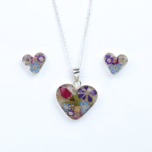 Cargar imagen en el visor de la galería, Juego Nat. Muerta Corazón Mediano Plata