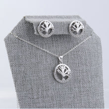 Cargar imagen en el visor de la galería, Juego Árbol con Brillos Plata