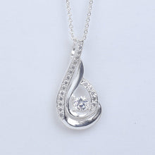 Cargar imagen en el visor de la galería, Dije Gota Brillo Plata