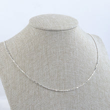 Cargar imagen en el visor de la galería, Cadena Mini Bolita y Rectángulo Plata