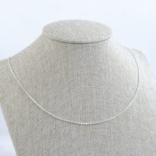 Cargar imagen en el visor de la galería, Cadena Delgada Chica Para Dije Plata