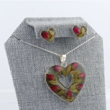 Cargar imagen en el visor de la galería, Juego Nat. Muerta Corazón Hueco Tulipán Plata