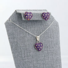 Cargar imagen en el visor de la galería, Juego Nat. Muerta Corazón Uva Plata