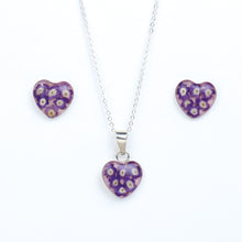 Cargar imagen en el visor de la galería, Juego Nat. Muerta Corazón Uva Plata