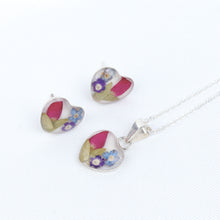 Cargar imagen en el visor de la galería, Juego Nat. Muerta Corazón Tulipán y Flores plata