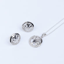 Cargar imagen en el visor de la galería, Juego Árbol con Brillos Plata