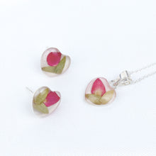 Cargar imagen en el visor de la galería, Juego Nat. Muerta Corazón Tulipán Plata