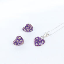 Cargar imagen en el visor de la galería, Juego Nat. Muerta Corazón Uva Plata