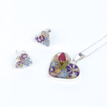 Cargar imagen en el visor de la galería, Juego Nat. Muerta Corazón Mediano Plata