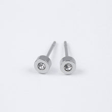 Cargar imagen en el visor de la galería, Arete Cristal Base Plata