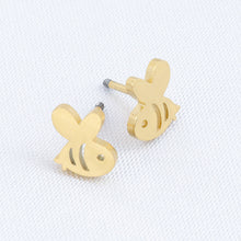 Cargar imagen en el visor de la galería, Arete Abeja Dorada