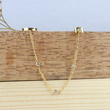 Cargar imagen en el visor de la galería, Arete Cristal Colgante