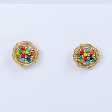 Cargar imagen en el visor de la galería, Aretes Círculos Chico Colores