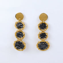 Cargar imagen en el visor de la galería, Aretes 3 Círculos Acerina