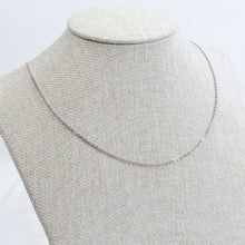 Cargar imagen en el visor de la galería, Cadena Delgada Eslabón Oval Plata