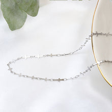 Cargar imagen en el visor de la galería, Cadena Cruz Plata