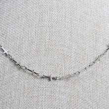 Cargar imagen en el visor de la galería, Cadena Cruz Plata