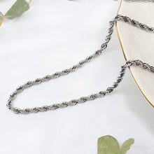 Cargar imagen en el visor de la galería, Cadena Torzal Plata