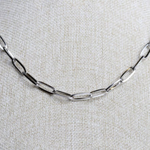 Cargar imagen en el visor de la galería, Cadena Eslabón Oval Cuadrado Plata