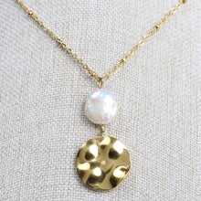Cargar imagen en el visor de la galería, Collar Perla Círculo
