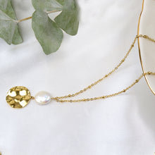 Cargar imagen en el visor de la galería, Collar Perla Círculo