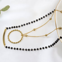 Cargar imagen en el visor de la galería, Collar Doble Cristales