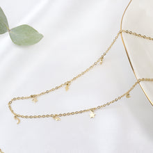 Cargar imagen en el visor de la galería, Collar Lunas y Estrellas