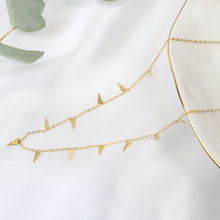 Cargar imagen en el visor de la galería, Collar Triangulos Lisos