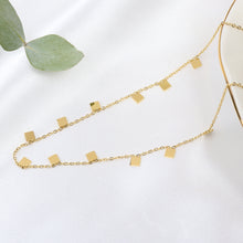 Cargar imagen en el visor de la galería, Collar Cuadros Lisos
