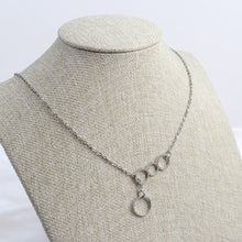 Cargar imagen en el visor de la galería, Collar 4 Círculos Plata