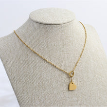 Cargar imagen en el visor de la galería, Collar Corazón y Círculo