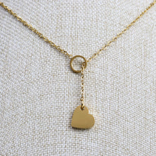 Cargar imagen en el visor de la galería, Collar Corazón y Círculo