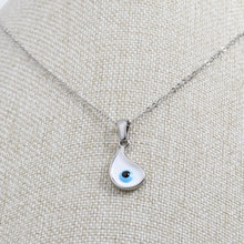 Cargar imagen en el visor de la galería, Dije Gota Ojo Plata