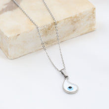 Cargar imagen en el visor de la galería, Dije Gota Ojo Plata