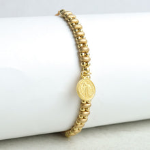 Cargar imagen en el visor de la galería, Pulsera San Benito Piedra Dorada