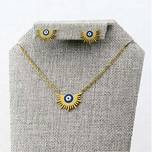 Cargar imagen en el visor de la galería, Juego Ojo Turco Azul