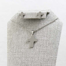 Cargar imagen en el visor de la galería, Juego Cruz Lisa Plata