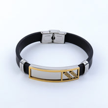 Cargar imagen en el visor de la galería, Pulsera Caballero Greca Minimalista