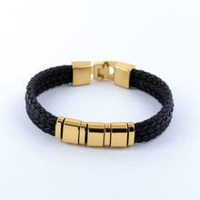 Cargar imagen en el visor de la galería, Pulsera Triple Trenzada Metálica