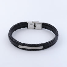 Cargar imagen en el visor de la galería, Pulsera Trenzada Metal Delgado Plata