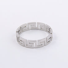 Cargar imagen en el visor de la galería, Anillo Grecas Plata