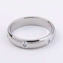 Cargar imagen en el visor de la galería, Anillo Flores Liso
