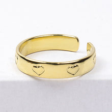Cargar imagen en el visor de la galería, Anillo Ajustable Corazones