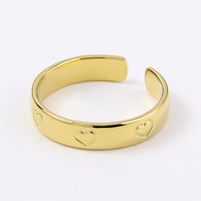 Cargar imagen en el visor de la galería, Anillo Ajustable Corazones