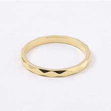 Cargar imagen en el visor de la galería, Anillo Rombos Dorado