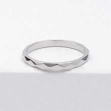 Cargar imagen en el visor de la galería, Anillo Rombos Plata