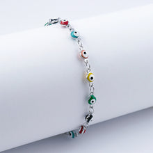 Cargar imagen en el visor de la galería, Pulsera Ojitos Multicolor