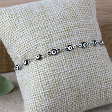 Cargar imagen en el visor de la galería, Pulsera Ojitos Negro