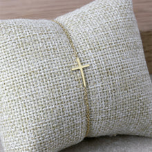 Cargar imagen en el visor de la galería, Pulsera Sencilla y Cruz