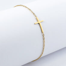 Cargar imagen en el visor de la galería, Pulsera Sencilla y Cruz